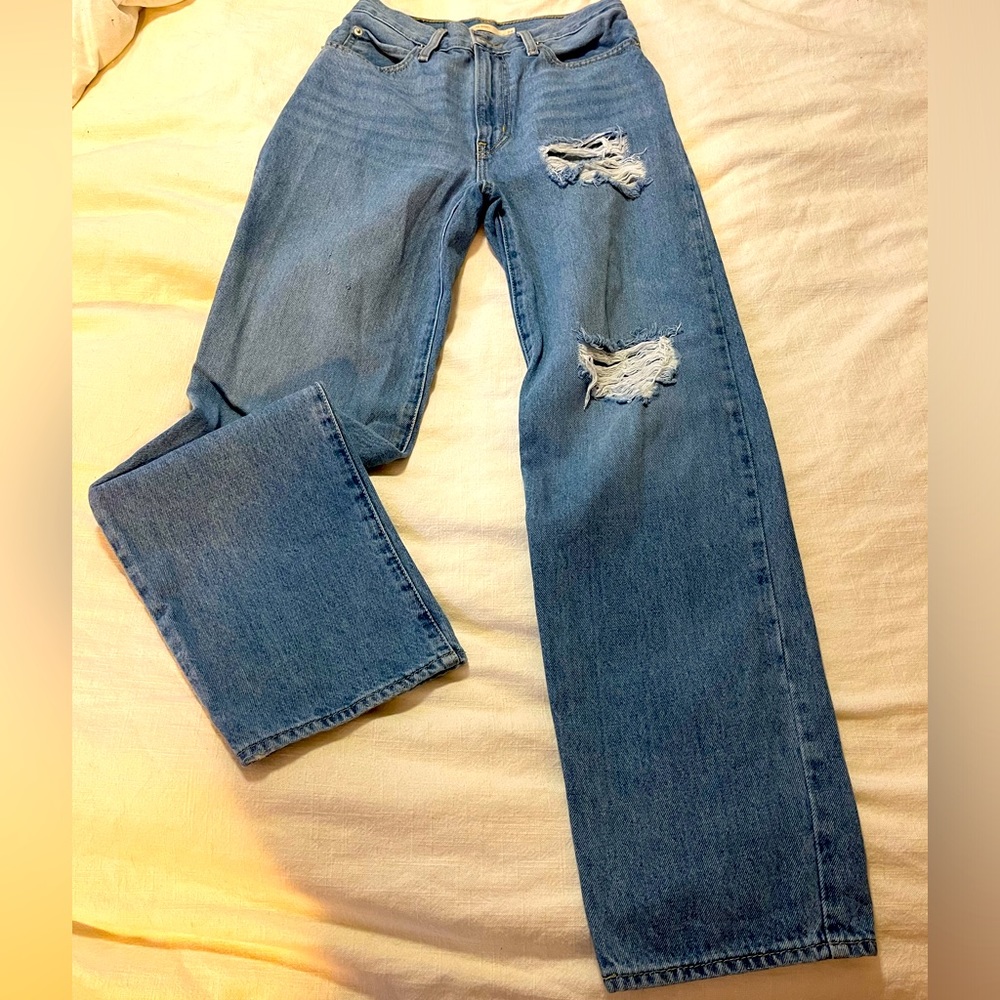 LEVIS ‘94 Baggy size 24 distressed wide leg